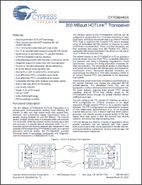 Click here to download CY7C924ADX-AXC Datasheet