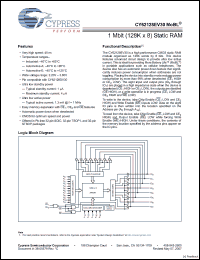 Click here to download CY62128EV30LL-45ZXI Datasheet