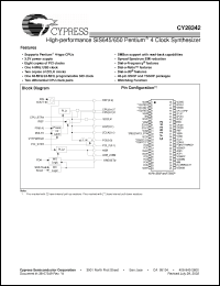 Click here to download CY28342OC Datasheet