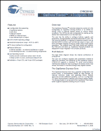 Click here to download CY62147EV30LL-45BVXA Datasheet