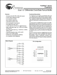 Click here to download CY2PP3210 Datasheet