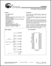 Click here to download CY2DL818ZI Datasheet