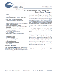 Click here to download CYV15G0404RB_07 Datasheet