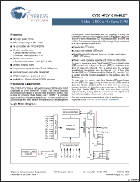 Click here to download CY62147EV18 Datasheet