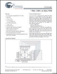 Click here to download CY7C1019D-10VXI Datasheet