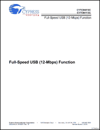 Click here to download CY7C64113C Datasheet