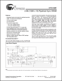Click here to download CY7C1326F Datasheet