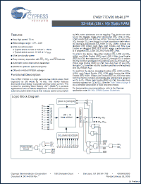 Click here to download CY62177DV20 Datasheet