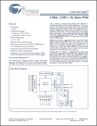 Click here to download CY62136VLL-70ZSXE Datasheet