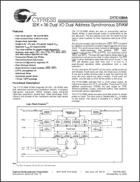 Click here to download CY7C1299A Datasheet