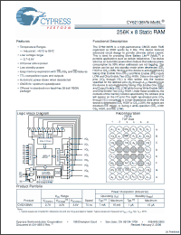 Click here to download CY62138VN Datasheet