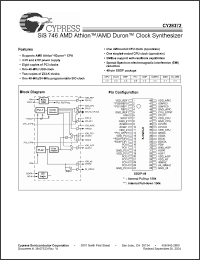 Click here to download CY28372OCT Datasheet