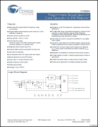 Click here to download CY25200FZXCT Datasheet