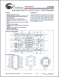 Click here to download CYW2338 Datasheet