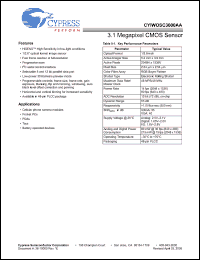 Click here to download CYIWOSC3000AA-QYC Datasheet