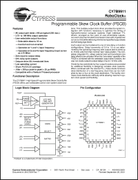 Click here to download CY7B9911-5JC Datasheet