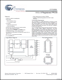 Click here to download CY7C225A_06 Datasheet