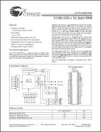 Click here to download CY7C1020CV26 Datasheet