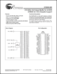Click here to download CY28354-400 Datasheet