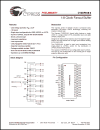 Click here to download CY2DP818-2 Datasheet