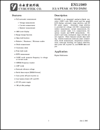 Click here to download ES51989 Datasheet