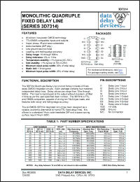 Click here to download 3D7314G Datasheet