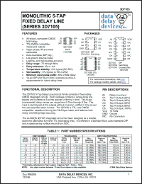 Click here to download 3D7105M Datasheet