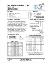 Click here to download 1520C-10-1.0D Datasheet