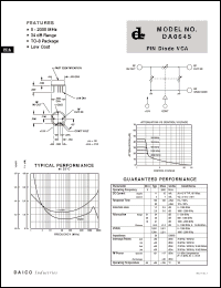 Click here to download DA0645 Datasheet