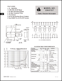 Click here to download DA0757 Datasheet