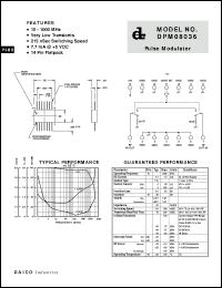 Click here to download DPM08036 Datasheet