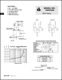 Click here to download 100C0350-1-12 Datasheet