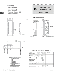 Click here to download CAMD9224 Datasheet