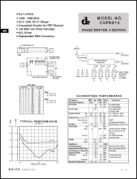 Click here to download CDP0815 Datasheet