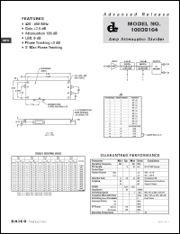 Click here to download 100D9104 Datasheet