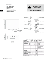 Click here to download CSWX9023 Datasheet