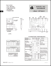 Click here to download DAD08059 Datasheet