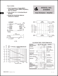 Click here to download DA0900 Datasheet