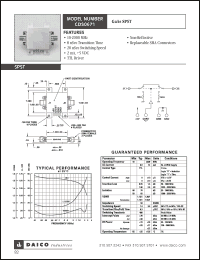Click here to download CDS0671 Datasheet