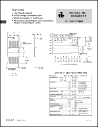 Click here to download DHD08063 Datasheet