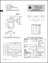 Click here to download CDP0926 Datasheet