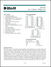 Click here to download DS1013M-70 Datasheet