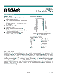 Click here to download DS1220Y-150 Datasheet