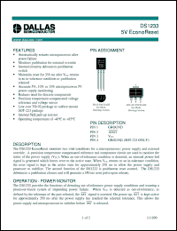 Click here to download DS1233Z-15 Datasheet