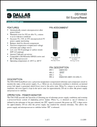 Click here to download DS1233DZ-10 Datasheet