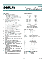 Click here to download DS1616 Datasheet