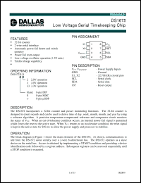 Click here to download DS1672U-3 Datasheet