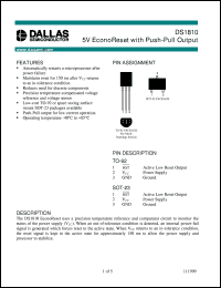 Click here to download DS1810X-10/T&R Datasheet