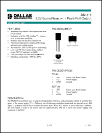 Click here to download DS1815-20 Datasheet