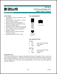 Click here to download DS1816R-5/T&R Datasheet